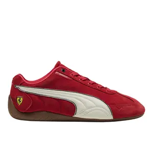 PUMA Mens Scuderia Ferrari Speedcat Lace Up Sneakers Shoes Casual - Red