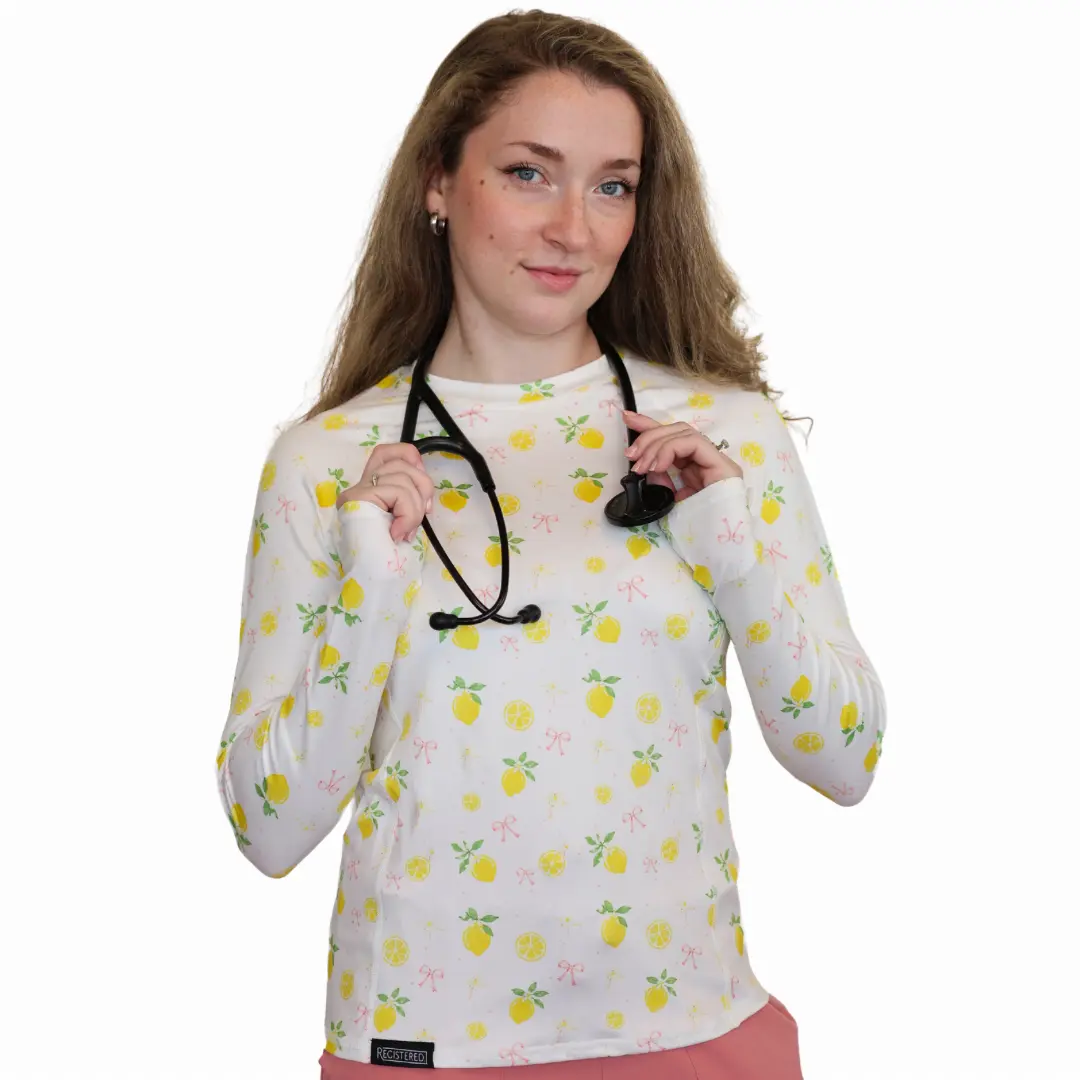 Lemon Drop Athletic Underscrub – Long Sleeve Top