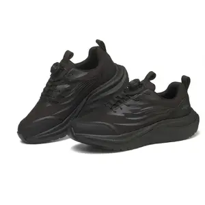 Men's Closed Non-Slip Work Footwear - Quick Rotary Lace, Water-Resistant Chef Shoes for Kitchen & Standing Worker Use - Ultra-Lightweight Comfort Walking Sneakers