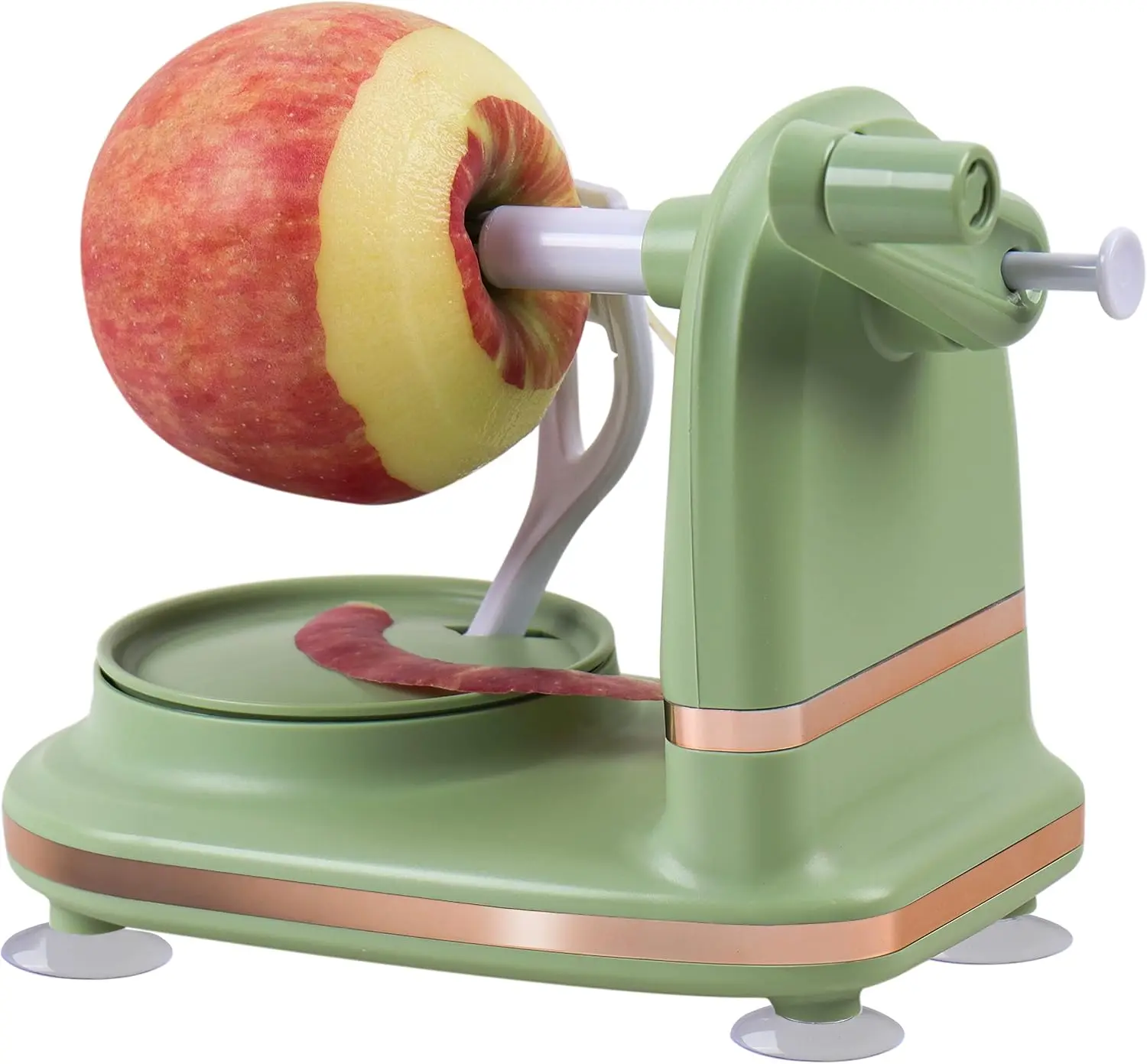 VEELAM Apple Peeler with 2 Blades Replacements, Apple Peeler Slicer & Corer for Home Kitchen Quick Applesauce Pie Making