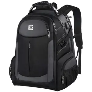 Bruno Cavalli 17" Laptop Backpack #18335 Water Resistant Business Travel College Work Bag with Padded Compartment & USB Port