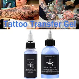 Tuffking Professional Tattoo Template Magic Gel Thermal Copier Transfer Jelly, 30/120ML Liquid, Single Item, No Alcohol or Aerosol
