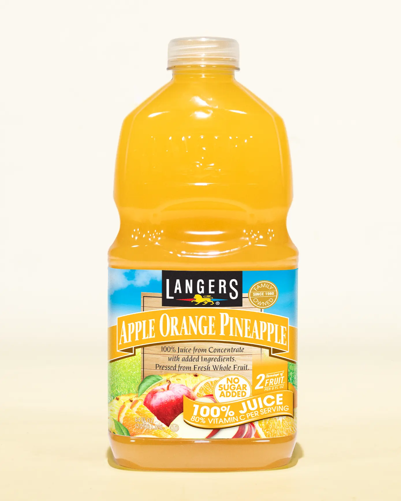100% Apple Orange Pineapple Juice
