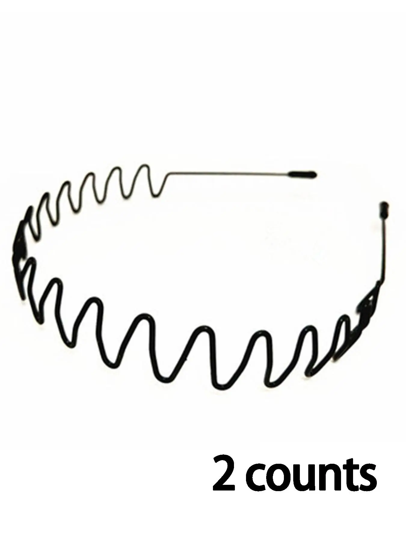 2/4/6/8/10 pcs Minimalist Metal Hair Hoops, Casual Wavy Design Hair Hoops, Non Slip Hair Hoops for Outdoor Sports, Fashion Hair Accessories for Women & Men,mothers day gift ,mothers day gift ideas