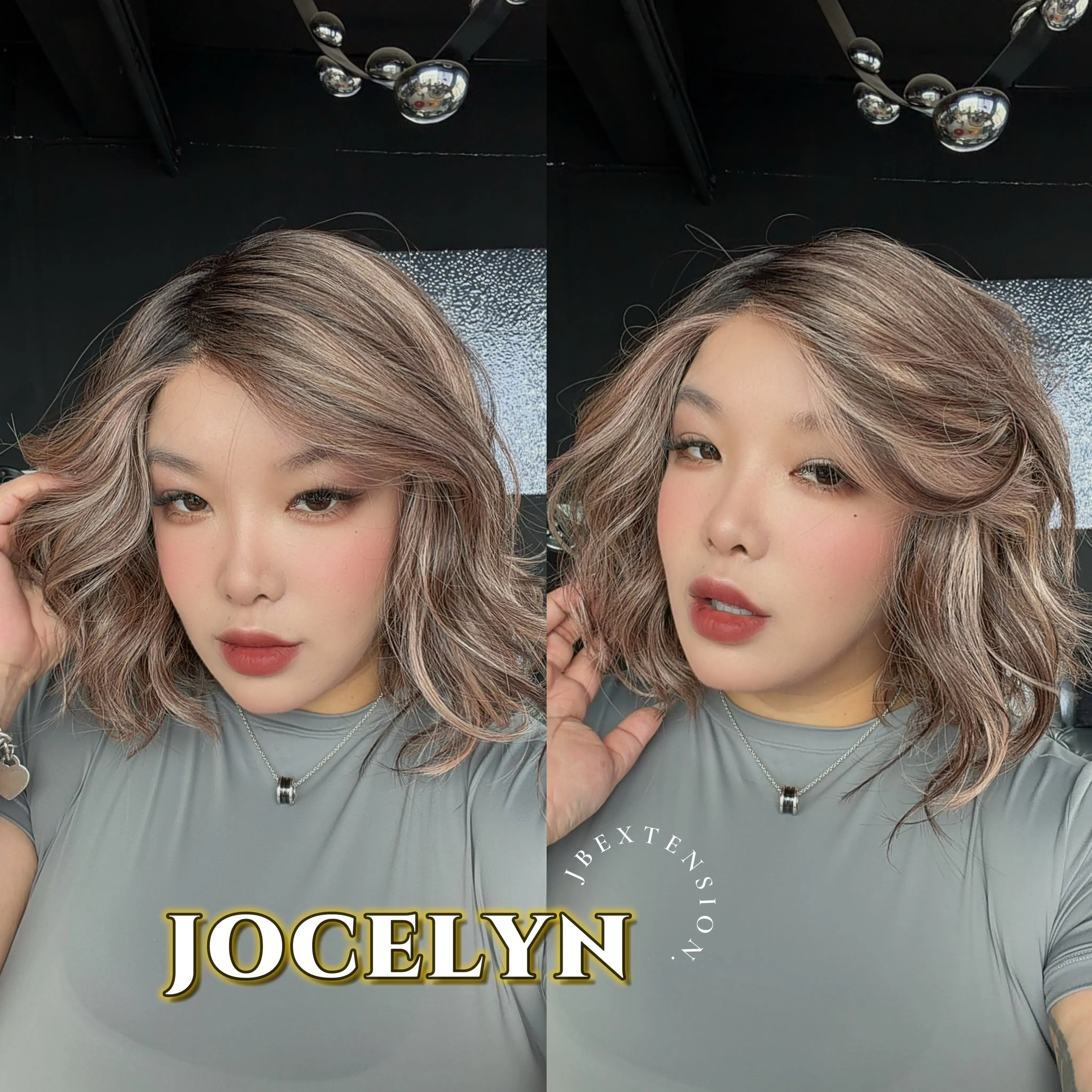JBEXTENSION JOCELYN MONO Monofilament Handmade Wig 6X5 Full Monofilament Hand Tied Top Wig 11 Inches Pine Cones Mono Lace Wig with Anti-slip Silicone Strips Glueless Wig JOCELYN MONO【BENDY EAR TABS】