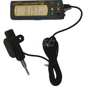 iGaging Remote Display Linear Gages, Maximum Measurement: 0.5"/12.7 mm, Barrel Diameter (mm): 0.3750, Display Type: Digital LCD, Minimum Measurement (mm): 0, Accuracy (Inch): 0.0005 35-999-12