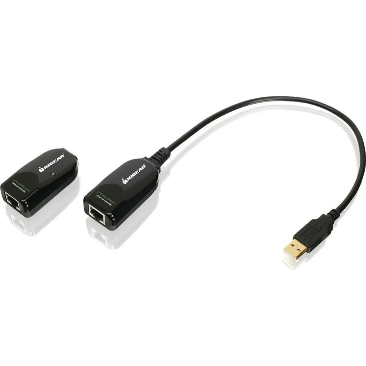 IOGEAR USB 2.0 BoostLinq Ethernet Extender - 164' Range, Compatible with USB 2.0 Ports, Computer Users