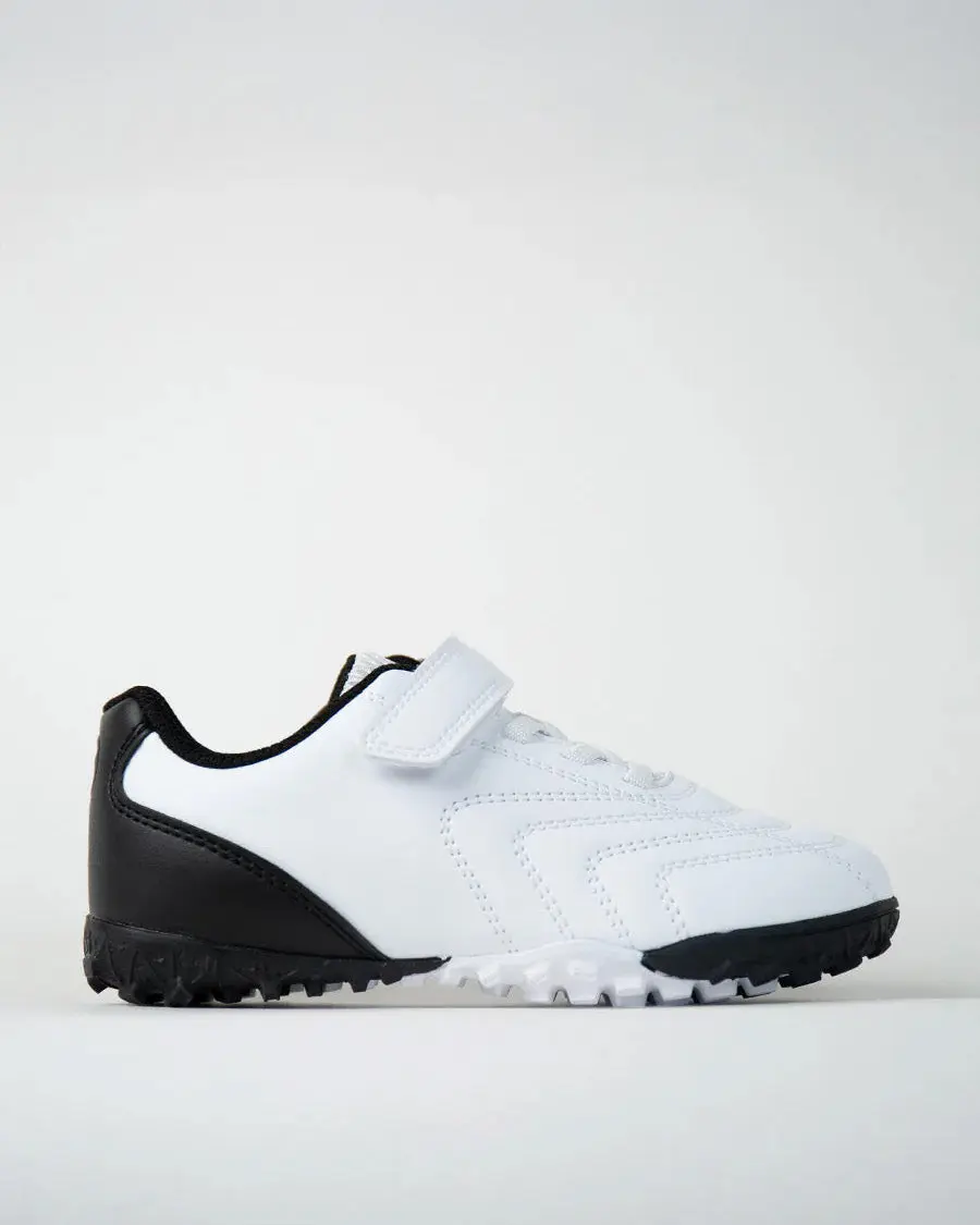 Kids Unisex Soccer Cleats, Padded, Extra Cushioning, Reinforced Heels, for Indoor Practice, Synthetic, Double-Stitched