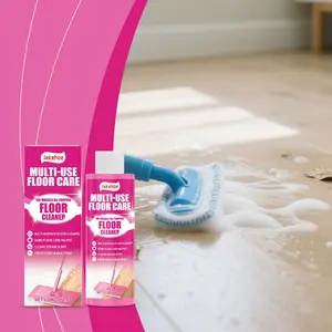 Jakehoe Multi-Surface Floor Cleaner, Wood Flooring Tile Applicable Polishing Brightening Scented Mop Cleaning Liquid
