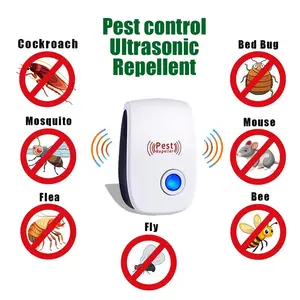 Ultrasonic Pest Repeller Set - Pcs Plug-In for Indoor Pest Control, Multi-Pest Insect Control, Dual Modes, Eco-Friendly, Low Energy Consumption, Safe for Home Use