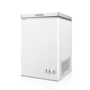 Chest Freezer 3.0 Cu ft Solid Top Commercial Deep Chest Freezers with Lockable Stay Open Lid Painted for Back of House Bulk Storage Energy Efficient Manual Defrost