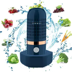 Oxygen Ion Fruit and Vegetable Cleaning Machine, Portable Capsule Type Cleaning Machine, Wireless Charging Fast and Efficient Cleaning Purifier for Fruits, Vegetables, Meat, Rice and Tableware, Kitchen Appliances(Sheets)
