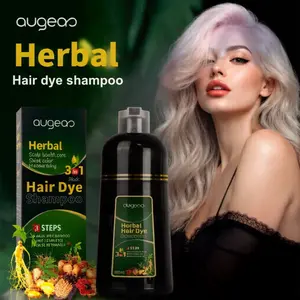 3-In-1 Silver gray Hair Color Shampoo One-Pack, Covers Gray Hair, Herbal Hair ColorShampoo - Natural And Healthy BotanicalIngredients, Quickly Completes Hair Color,Moisturizes And Cares for Hair, Suitable forMen And Women, 16.91oz