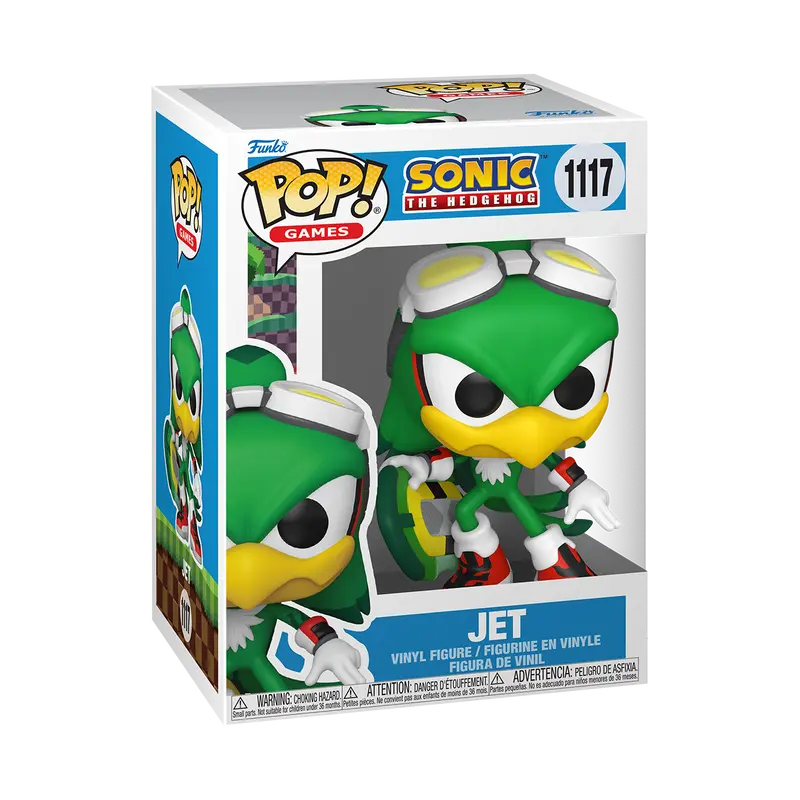 Funko Pop Vinyl Figure Sonic The Hedgehog Jet 1117