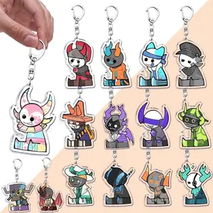 Acrylic Prighting Roblox Medkit Subspace Valk keychain, for decorating backpacks, bags, anime game accessories, easy gift.