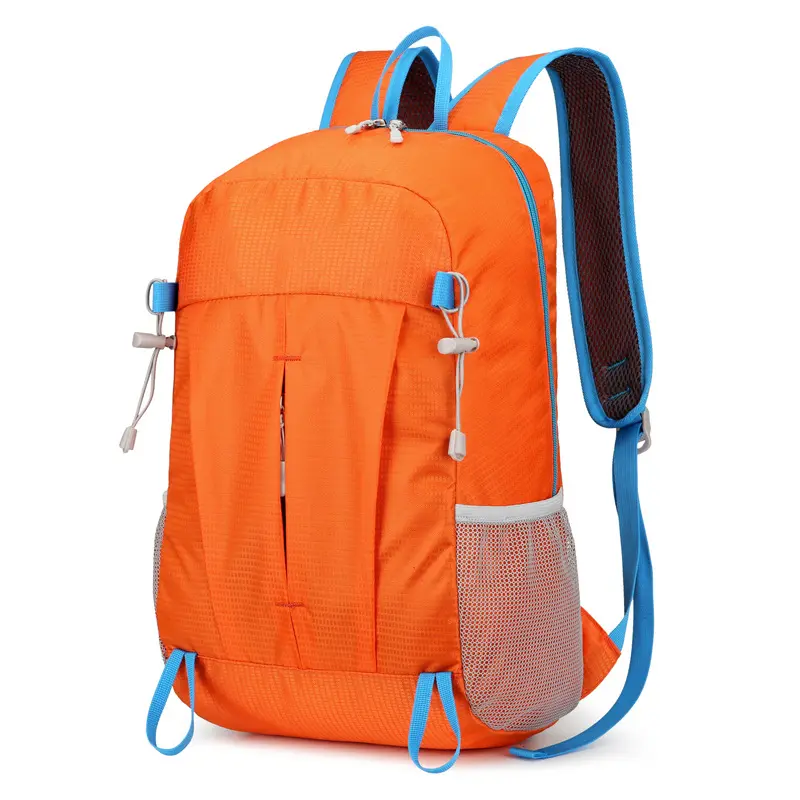 Lightweight Nylon Hiking Backpack for Adults, Casual and Multi-Function for Travel/Hike, Compact Folded with Zip
