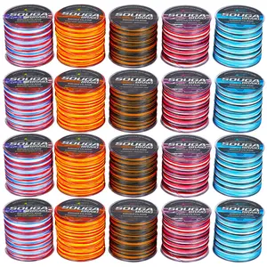 Sougayilang Fishing Line 300M/328YDS 6 Color Braided Fishing Lines  4-Strands 8-Strands PE Spinning Fishing Reel Braided Line