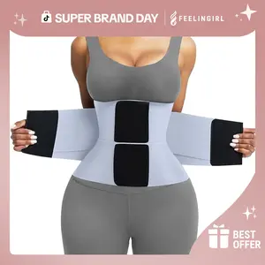 FeelinGirl Belt Waist Cincher Ab Belt Tummy Control Body Shaper with Triple Wrap WomenB Comfortable Fabrics Nylon Adjustable Multicolor Lady Festival Womenswear Lady  Comfort Fabrics Womenswear Fits Sexy Waist Trainer Super Brand Day #Summervibes
