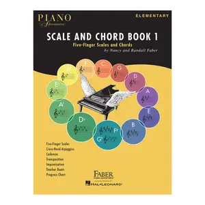Piano Adventures Scale and Chord Book 1 Five-Finger Scales and Chords