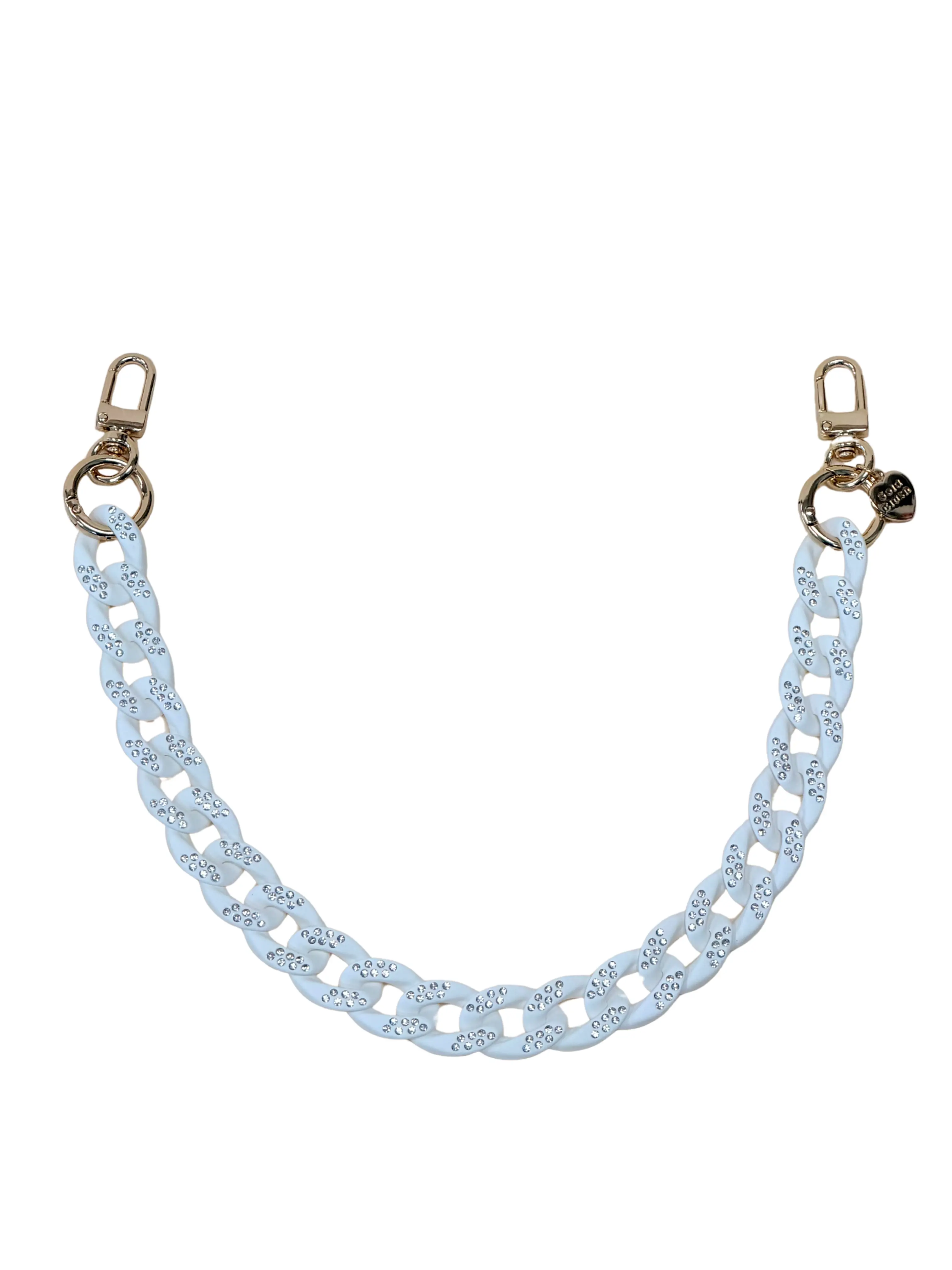 Matte White Crystal Luxe