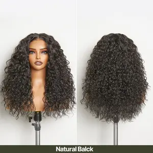 [Special Deal][Blend] Frodio Veralux™ Blend Human Hair 20" Middle Part Curly Pre-Cut Lace Wig- Effortless Shaggy Waves Big Hair Curly Hair Wig Ready To Wear Valentine's Day