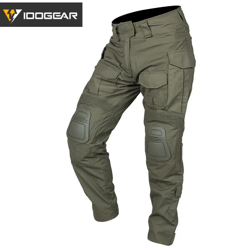 IDOGEAR Men's G3  Pants with Knee Pads  Trousers For Outdoor Training Sweatpantsmen 3201