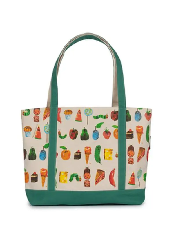 Eric Carle The Very Hungry Caterpillar Large Zippered English Tote - Out-of-Print, Undefined
