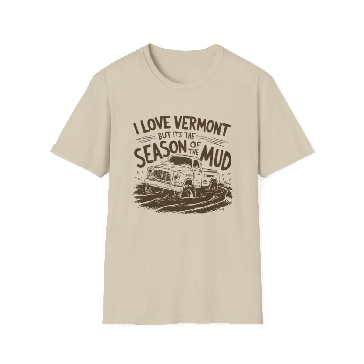 Vermont TShirt Funny Vermont Shirt Mud Season Vermont Vintage T Shirt Vermont Retro Shirt