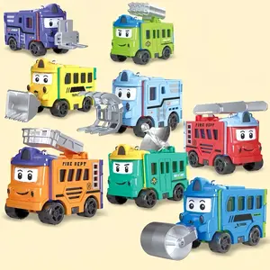 Reversible Transformation Car Toys, Engineering Vehicle Stem Educational Model, Kids Scooter Toy, Halloween Christmas Gift, Unisex Birthday Present