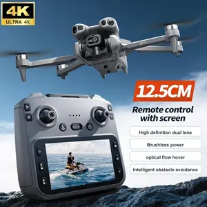 Entry-level portable drone with a 4K screen and remote control, dual cameras for recording, brushless motors, light-flow hovering, and smart obstacle avoidance—a practical choice for travel photography and everyday recording.