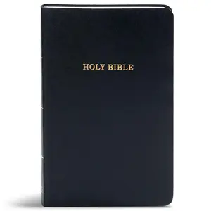 KJV Gift and Award Bible, Black Imitation Leather, KJV Holy Bible, Red Letter, Pure Cambridge Text, Presentation Page, Easy-to-Read Bible MCM Type