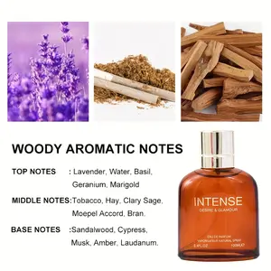INTENSE enhance attraction pheromone men perfume  spray Woody Aromatic Notes Eau de Parfum, Aroma cosmetic cologne passionate perfume,modern scent