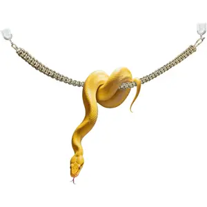 Snake Climbing Toys, Snakes Enrichment Toys Swing Climbing Rope for Ball Python Corn Snake Reptile Climbing Accessories