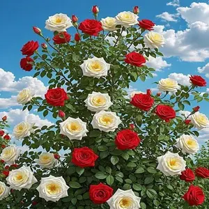 300 Pcs Mixed Climbing Rose Seeds – Multicolor Flowering Vines for Trellises, Arches, and Garden Walls