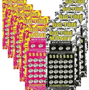 Prank Gag Fake Lottery Tickets Billetes de loteriade broma - 10 Total Tickets, 4 of Each WinningTicket Design, These Scratch Off Cards LookSuper Real Like A Real Scratcher Joke LottoTicket, Win 10,000 or $80,000