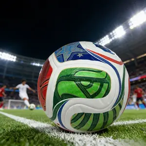 2026 Fifa World Cup Soccer Ball Football, Seamless Durable Design, Official Size 5, Ideal for Matches and Training, Thick PU Material, Top Gift Choice