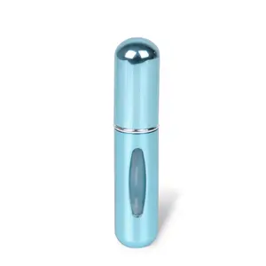 Mini Perfume Bottle 5ml Refillable Fragrance Empty Atomizer Portable Travel Size Compact Leaking Proof Spray Perfume Container on Plane Available Accessories for Women, Men, Friends, Lovers, Relatives, Great Gift