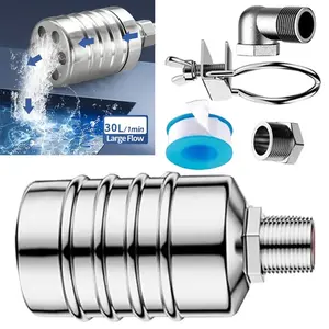 Water Level Control Float Valve Set,304 Stainless Steel,1/ 2in and 3/ 4in Connection Types,Fully Automatic water shut off valve,for Fish Tank Swimming Pool Livestock Trough