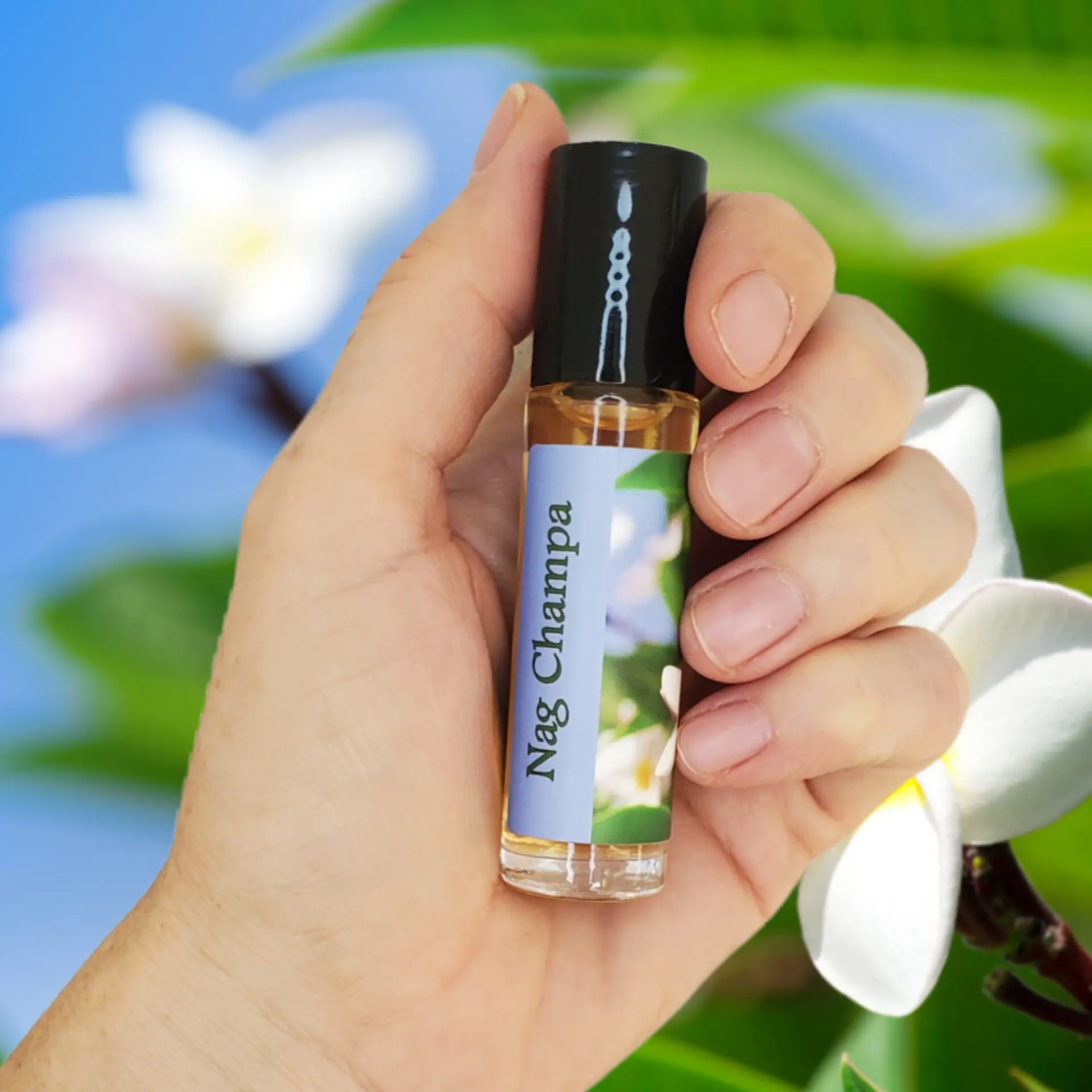Nag Champa Perfume Oil | Sandalwood & Plumeria, Inspired by Nag Champa Incense