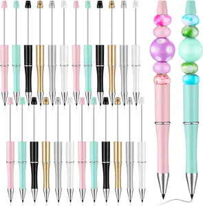 24 count Beadable Mechanical Pencil  to School DIY Plastic Bead Pencil for Writing Drawing Sketching DIY Crafting  Office School Supplies