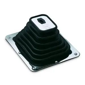 212 MAIN HURST 1147494 Manual Transmission Shifter Boot, Chrome Plate, Large Holes