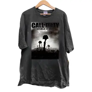 SALE Mens Call Of Duty World At War Promo T-Shirt Cotton Menswear Top Decoration