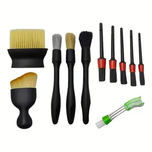 Automotive Detail Brush Set - Internal Cleaning and Ventilation Dust Removal Tools, Car Detailing Brushes, Automotive Parts, Automotive Maintenance Cleaning Brush, Car Detailing Supplies