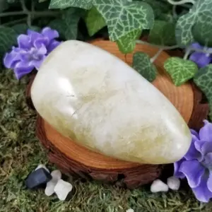 Citrine Crystal Raindrop Palm Stone, Worry Stone #8