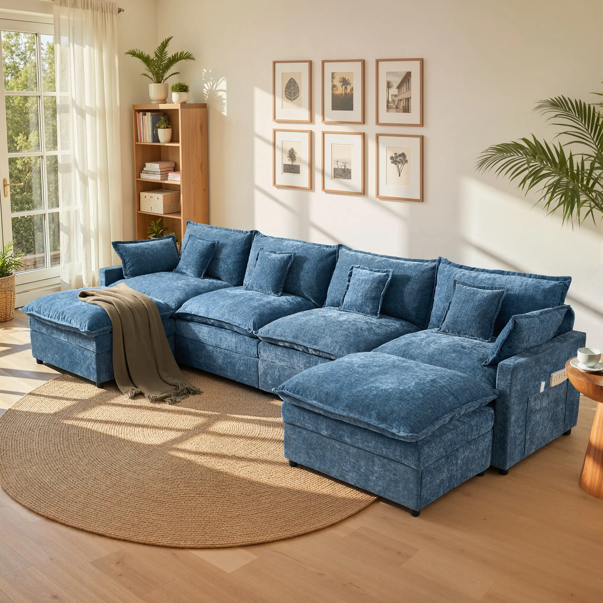 Light Blue 4 Seats