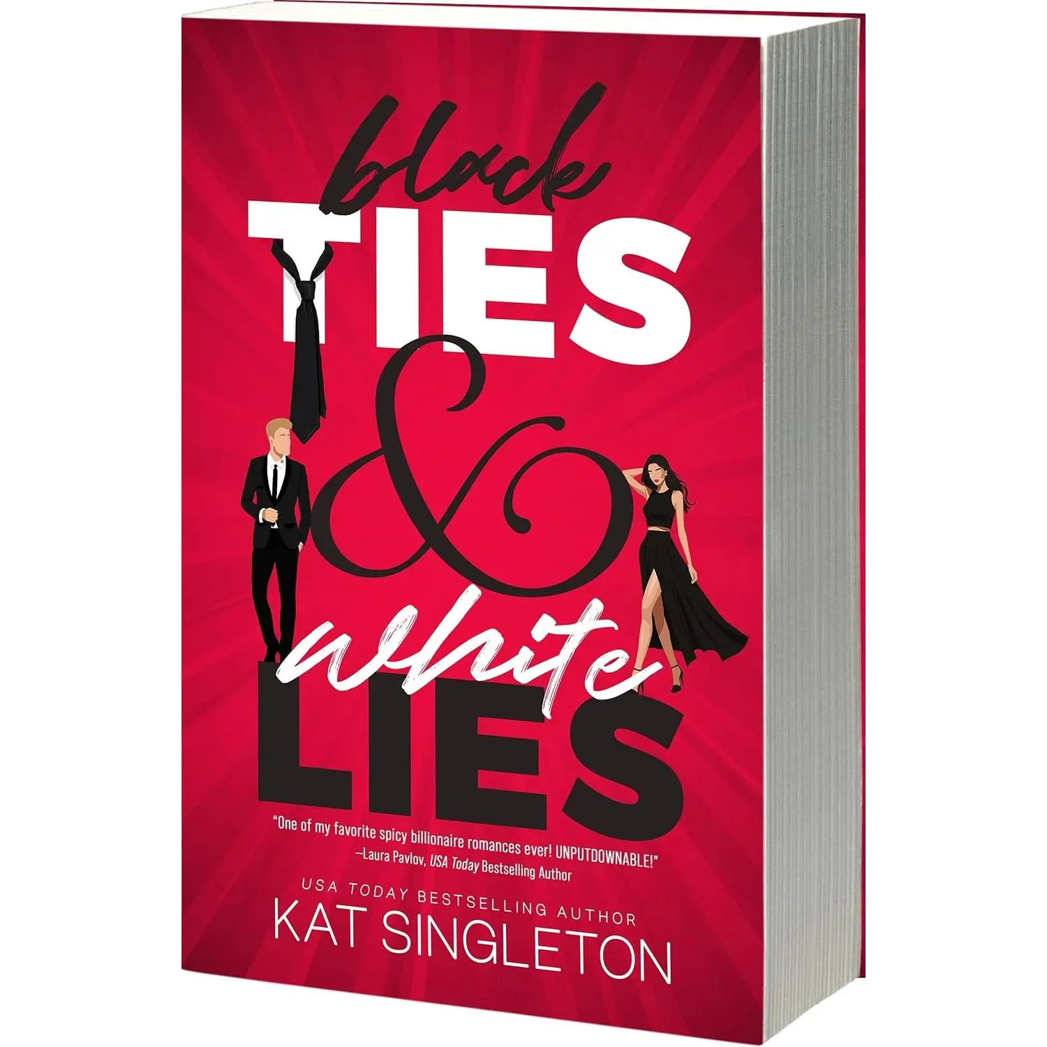 Black Ties and White Lies: A Billionaire Fake Engagement Romance (Black Tie Billionaires)