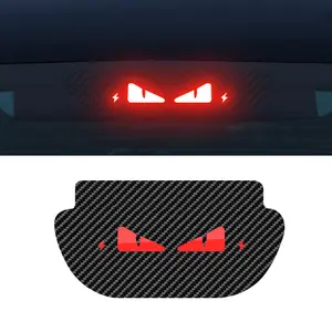 Tesla Special Model 3/Y Accessories High Brake Lights Projection Board Tail Lights Projection No Installation Tesla Decorative Lights Projection Board Car Decals No Electricity Directly Installed Without Damaging the Car