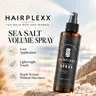 HAIRPLEXX Sea Salt Spray - 200ml Haircare Gel, Natural Wave Enhancer, Texture Builder, Matte Finish, Volumizing, Lengthening, Curl Definer for Men's Curly Hair with Strong Hold