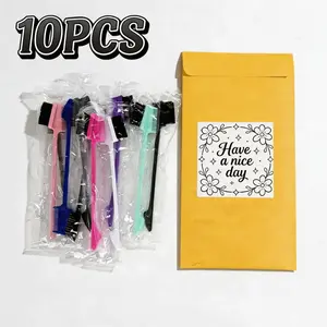 【10PCS】3 in 1 Hair Edge Brush Double Sided Hair Comb Pack Smooth Brush Comb Grooming