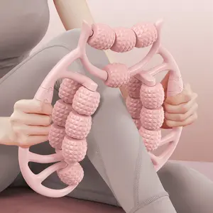 Ring Leg Clipper Massager Roller Mace Foam Shaft Size Leg Yoga Muscle Relaxation Aid